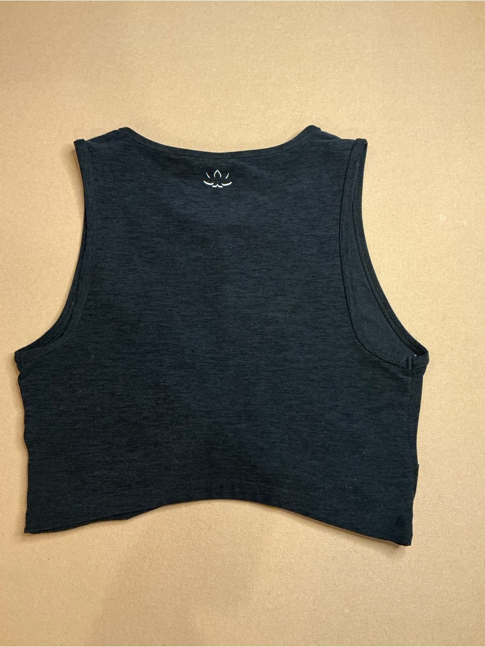 Beyond Yoga Spacedye Twist of Fate Cropped Tank - Darkest Night Large - Picture 4 of 8